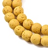 Dyed Synthetic Lava Rock Beads Strands GG-CBAAE19-06B-05-3
