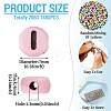 206G 1480Pcs Opaque Acrylic Horizontal Hole Letter Beads SACR-TA0001-65-4
