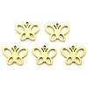 PVD Vacuum Plating 304 Stainless Steel Charms STAS-N092-26G-1