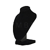 MDF Covered with Velveteen Bust Shaped Necklace Display Stands ODIS-S015-01A-2