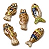 Hand-Painted Porcelain Big Pendants LA-CBAC6A6-06B-1