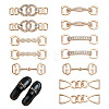   12pcs 6 styles Zinc Alloy Rhinestone Shoe Buckles FIND-PH0017-83-1