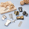-EU 8 Sets 4 Colors Zinc Alloy Bag Twist Lock Clasps FIND-GN0001-12-10