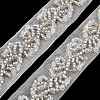 Polyester Flower Lace Trims OCOR-A007-18-1