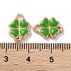 Alloy Enamel Pendants ENAM-O001-03B-G-3