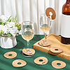 Paper Wine Glass Charms AJEW-WH0348-197-4