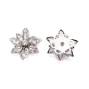 Acrylic Rhinestone Flower Flat Back Cabochons LS-RSB027-06-2