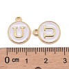 Golden Plated Alloy Charms LS-ENAM-S118-01U-3