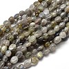 Natural Labradorite Nuggets Beads Strands G-J335-40-1