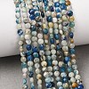 Natural Blue Azurite Beads Strands GG-CBA9631-D15-01-1