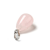 Natural Rose Quartz Pendants G-I332-05P-13-3