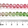 Transparent Painted Glass Beads Strands X1-DGLA-A034-T6mm-A18-3