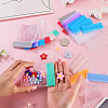 40Pcs 8 Colors Transparent EVA Packaging Resealable Bags ABAG-TA0002-29A-7