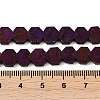 Electroplated Natural Lava Rock Beads Strands G-K388-04A-10-4