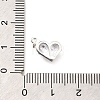 925 Sterling Silver Enamel Heart Ice Cream Charms STER-H116-03S-01-3