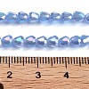 Electroplate Glass Beads Strands EGLA-D030-J4mm-B01-5