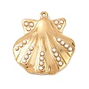 304 Stainless Steel & ABS Plastic Imitation Pearl Pendants STAS-Z185-05G-02-1
