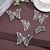 Zinc Alloy Sew on Toggle Buckles FIND-WH0365-150P-4