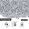 1200Pcs Opaque Acrylic Beads SACR-PA0001-33-2