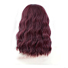 Full Head Short Curly Red Wigs with Bangs OHAR-D007-02-5