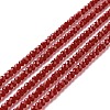 Transparent Glass Beads Strands GLAA-C019-01A-29-1