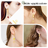 20Pcs 10 Style 304 Stainless Steel Stud Earring Findings STAS-AR0001-32-6