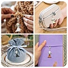 60Pcs 10 Colors Acrylic & Glass Pearl Pendant Decorations HJEW-YW00251-6