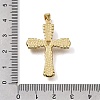 Brass Micro Pave Clear Cubic Zirconia Pendants CU-CBA9883-05E-G-3