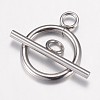Tarnish Resistant 304 Stainless Steel Toggle Clasps LS-STAS-P100-07P-2