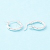 925 Sterling Silver Hoop Earrings STER-P047-13A-S-3