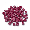 6/0 Baking Paint Glass Seed Beads SEED-Q025-4mm-N15-2