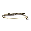 Alloy Tree Branch Safety Brooch Pin JEWB-WH0026-13AB-1