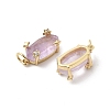 Faceted Natural Amethyst Pendants KK-Z137-14G-03-2