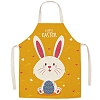 Cute Easter Rabbit Pattern Polyester Sleeveless Apron PW-WG98916-22-1