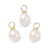 Natural Cultured Freshwater Pearl Pendants PALLOY-JF05620-1