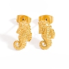 304 Stainless Steel Stud Earrings EJEW-C162-02A-G-2