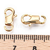 Brass Lobster Claw Clasps KK-N254-13G-3