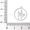 304 Stainless Steel Pendants STAS-Z131-01B-P-3