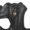Natural Gemstone Stud Dangle Earrings EJEW-JE07269-01-6