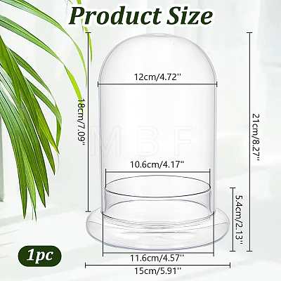 Glass Dome Cover DJEW-WH0099-06C-1