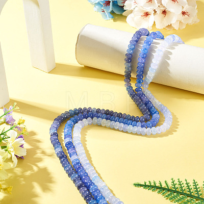 3 Strands 3 Colors Glass Beads Strands GLAA-TA0004-08-1
