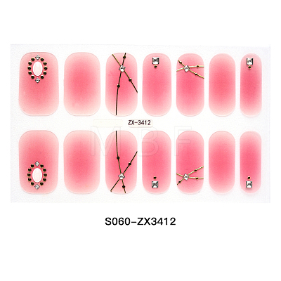 Full Cover Nombre Nail Stickers MRMJ-S060-ZX3412-1
