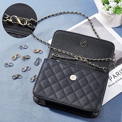 12Pcs 6 Color Alloy DIY Bags Adjustable Clasps Accessories FIND-WR0003-24-1