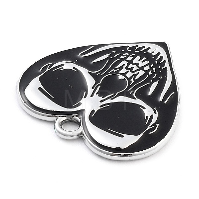 Halloween Alloy Enamel Pendants FIND-M019-01E-1