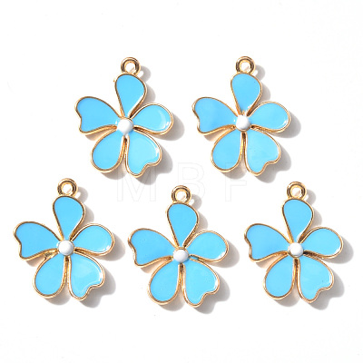 Alloy Enamel Pendants ENAM-R058-01A-1