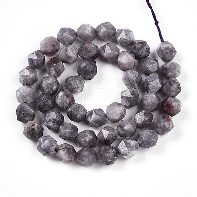 Dyed Natural White Jade Beads Strands G-T139-8mm-46C-1