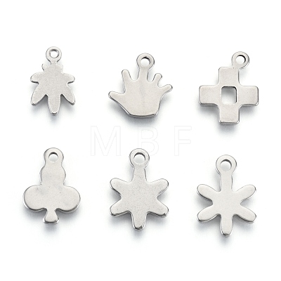 201 Stainless Steel Charms STAS-R118-11-1