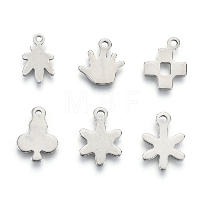 Non-Tarnish 201 Stainless Steel Charms STAS-R118-11-1