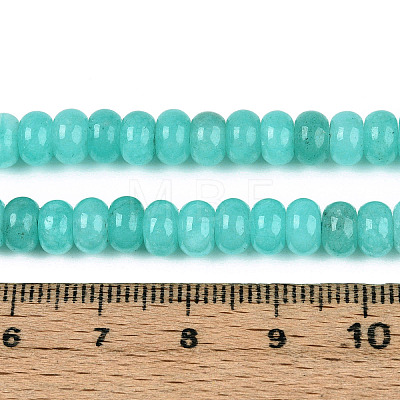 Dyed Natural White Jade Beads Strands X-G-T139-59A-10-1