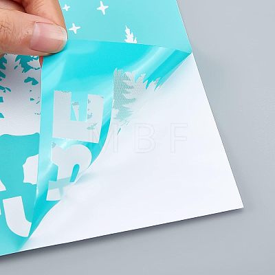 Self-Adhesive Silk Screen Printing Stencil DIY-WH0173-021-Y-1